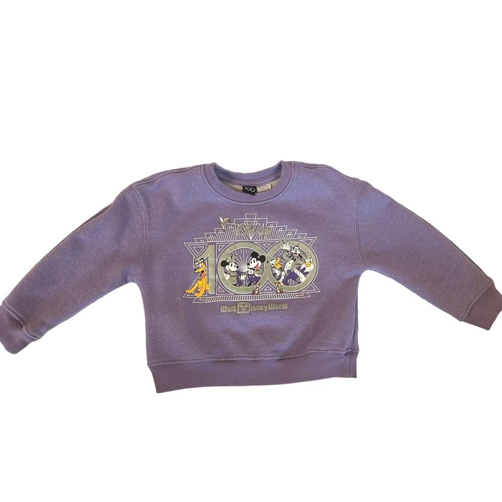 Walt Disney World Disney100 Pullover Sweatshirt for Girls Size 5/6